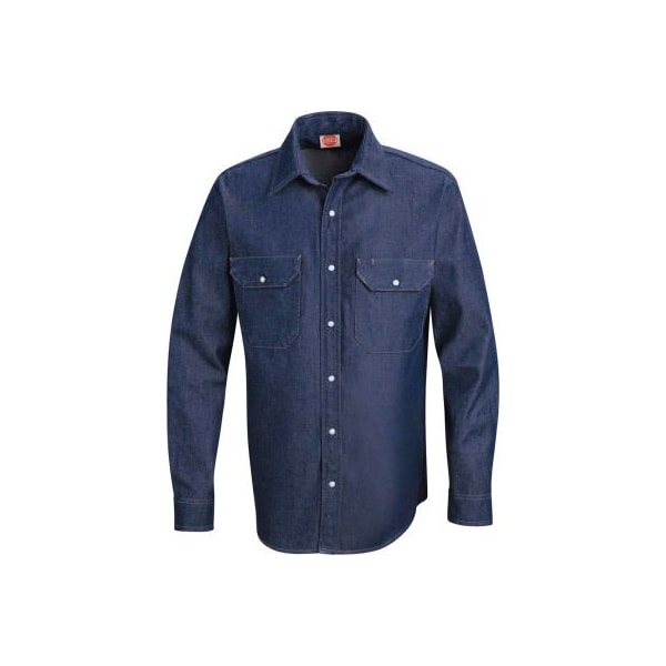 Red Kap  Men's Deluxe Denim Shirt Long-M SD78-